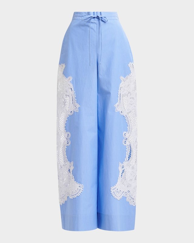 Hace Lace Paneled Pants